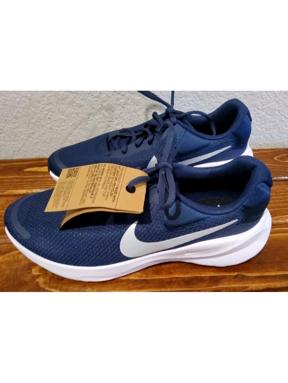 Nike Revolution 7 Shoes Midnight Navy White FB2207-400 Running Men's Sz 10